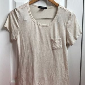 Basic Pocket Scoop Neck Tee